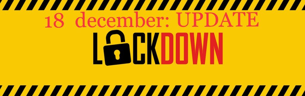 We gaan (weer) in Lockdown, maar we zitten niet stil!
