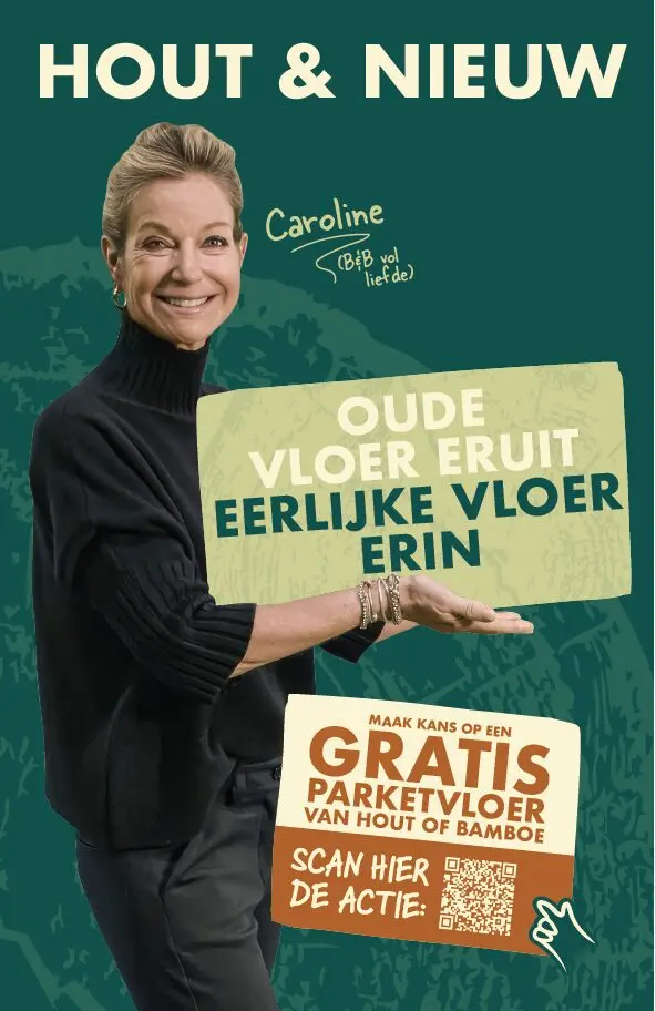 Win een Gratis Houten Vloer of Bamboe Vloer! Uw Investering Terug!